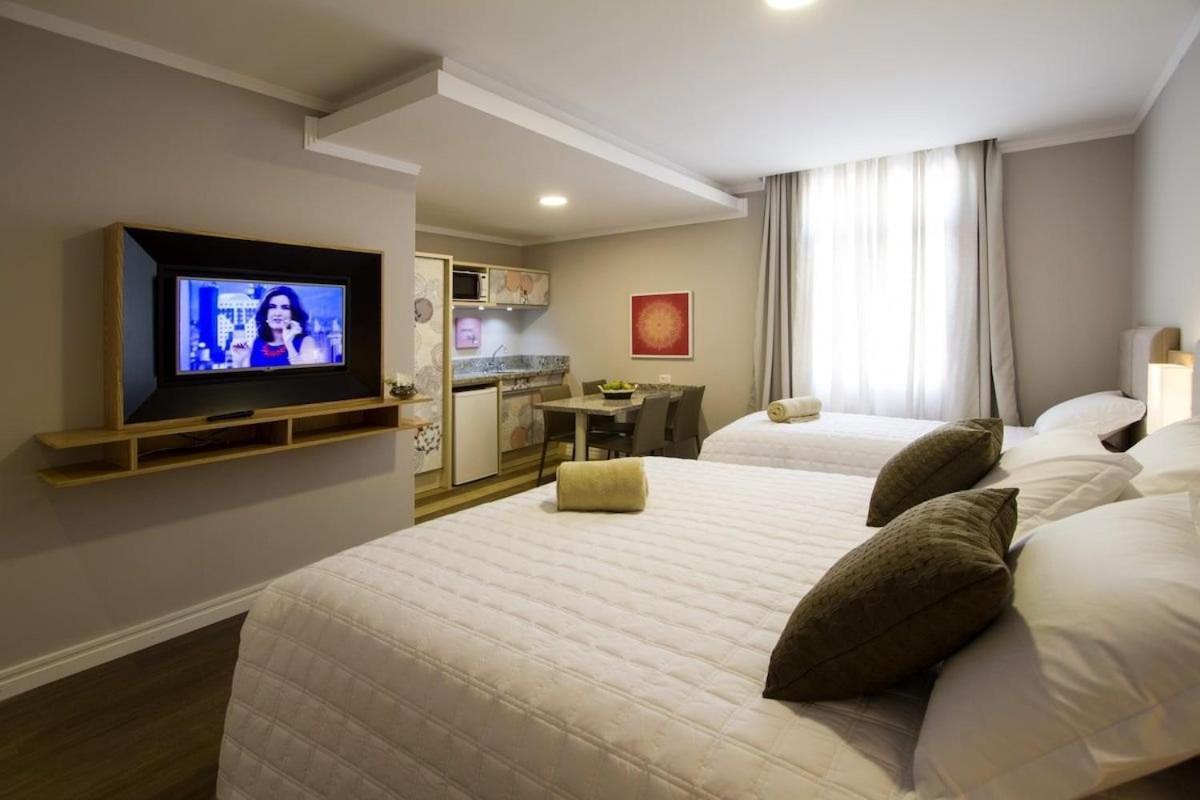 Apartamento Rosa Flat Charm Gramado Exterior foto