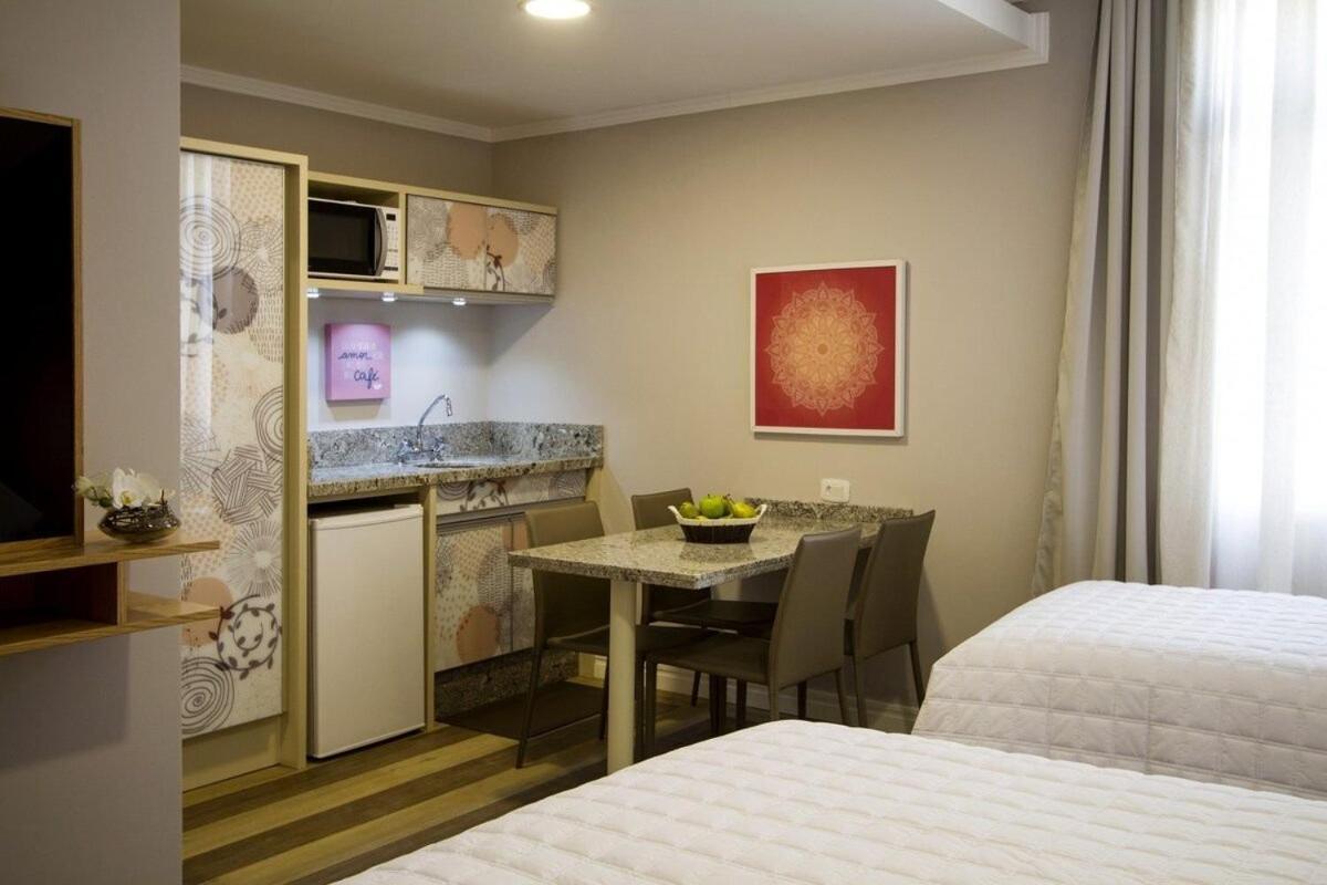 Apartamento Rosa Flat Charm Gramado Exterior foto